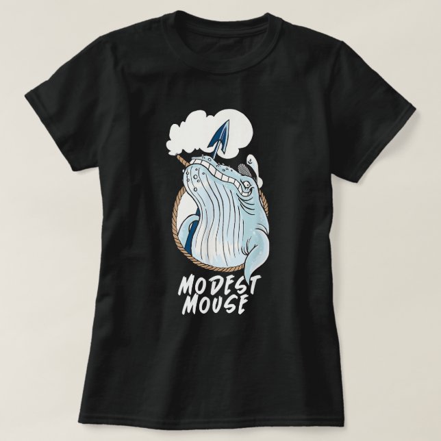 Modest Mouses Råtta Kung T Shirt (Design framsida)