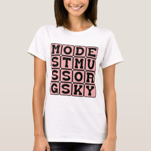 Modest Mussorgskij, rysk kompositör Tröja