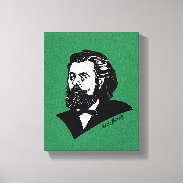 Modest Mussorgsky Canvastryck (Framsida)