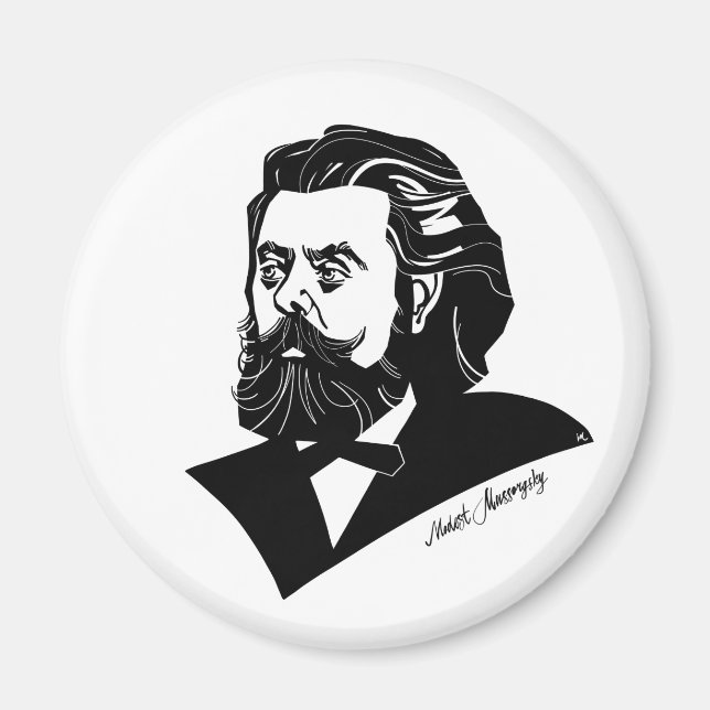 Modest Mussorgsky Magnet (Framsidan)