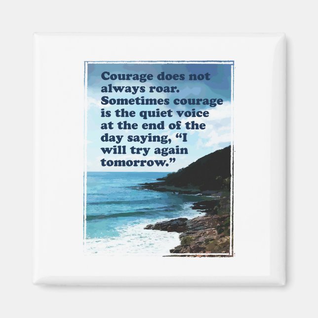 Modet är inte alltid Roar Magnet (Framsidan)