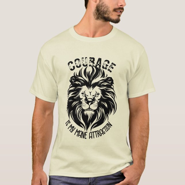 Modet är min manliga dragningskraft t shirt (Framsida)