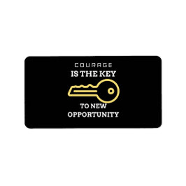 Modet är nyckel till nya möjligheter adressetikett