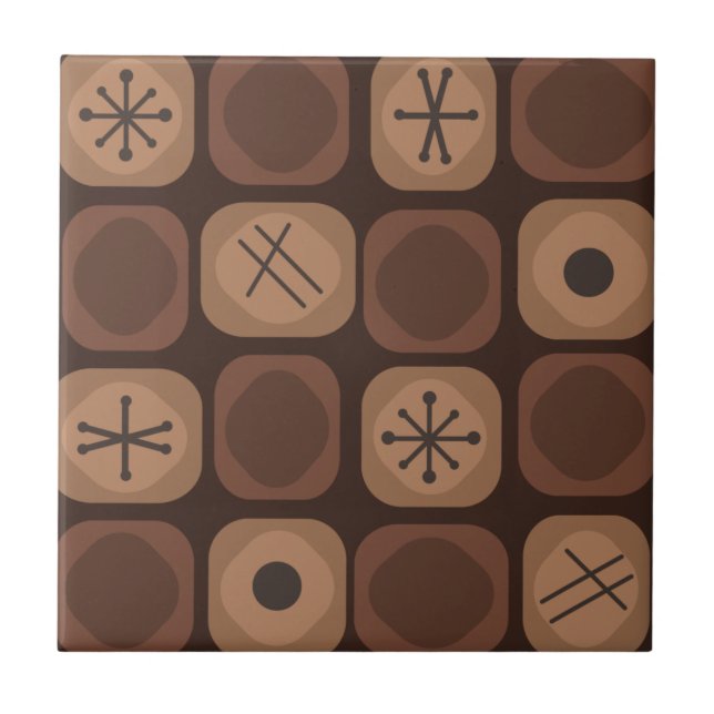 modet Art Soft Cubes Brown 1950 Kakelplatta (Framsidan)