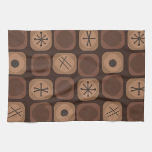 modet Art Soft Cubes Brown 1950 Kökshandduk