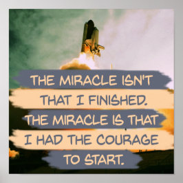 Modet att starta poster