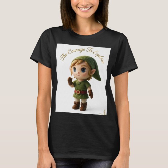 Modet att utforska Little Adventurer Woman Tee (Framsida)