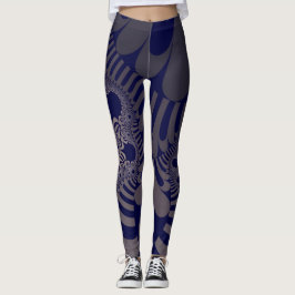 Modet Blue och Silver Leggings