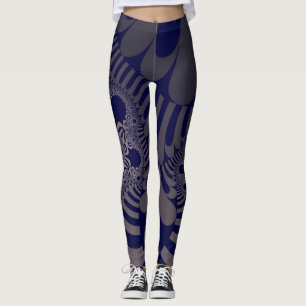 Modet Blue och Silver Leggings