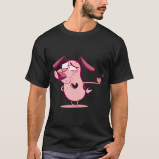 Modet Cowarely Hund T Shirt