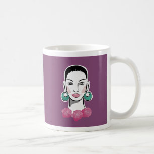 Modet Fleur 1960-talets kvinna Kaffemugg