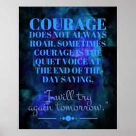 Modet går inte alltid poster