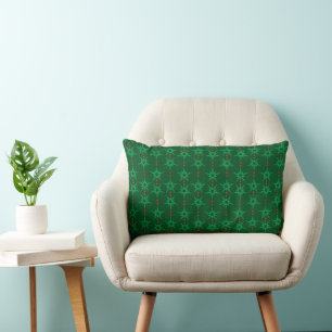 Modet Garland Grönt Lumbar Pillow Lumbarkudde