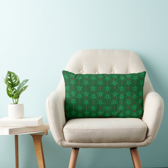 Modet Garland Grönt Lumbar Pillow Lumbarkudde (Stol)