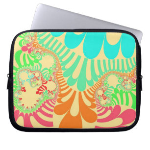 Modet gult Rainbow Laptop Fodral