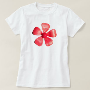 MODET Hippie Rosa Daisy Flower - Trendig Mode T Shirt