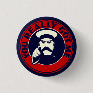 MODET knäppas emblem. Vrider "dig fick egentligen Knapp