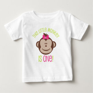 Modet "Monkey 1st Birthday Shirt Tröja