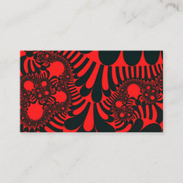 Modet Red and Black Visitkort