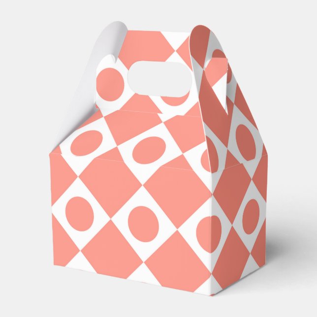 Modet Retro 60's Cantaloupe Presentaskar (Framsidan Sidan)