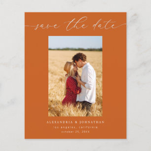 Modet Snyggt för budgetChic Foto Spara datum 3 Ora Flygblad