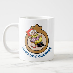 Modet till den fega Hund Bra Hund Courage Jumbo Mugg