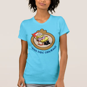 Modet till den fega Hund Bra Hund Courage T Shirt