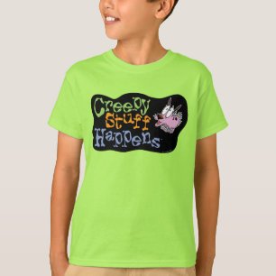 Modet till den fega Hund   Creepy Saker Happens T Shirt