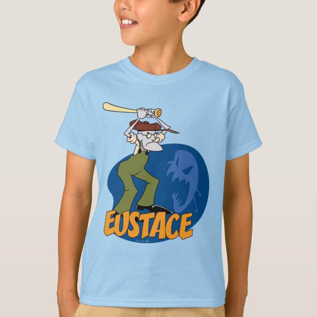 Modet till den fega Hund | Eustace Graphic T Shirt (Framsida)