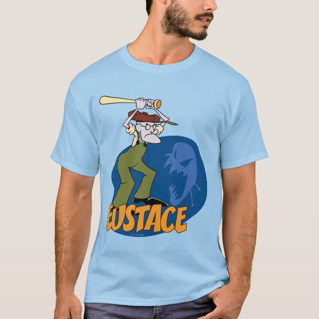 Modet till den fega Hund | Eustace Graphic T Shirt (Framsida)