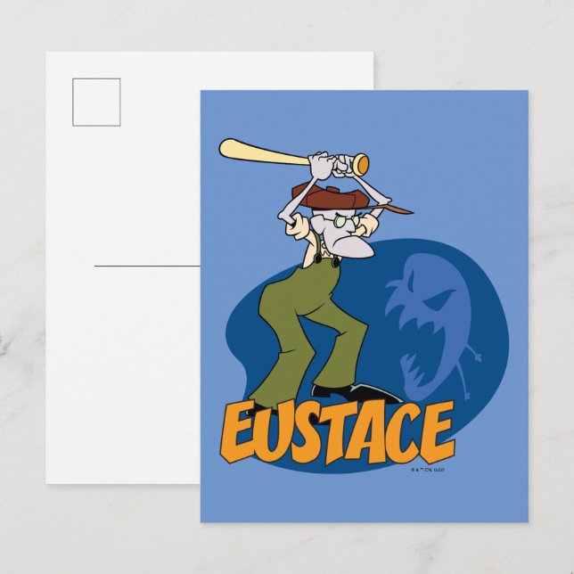 Modet till den fega Hund | Eustace Graphic Vykort (Fram/baksida)