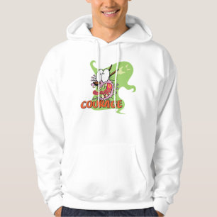 Modet till den fega Hund   Ghost Graphic Hoodie