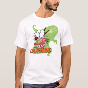 Modet till den fega Hund Ghost Graphic T Shirt