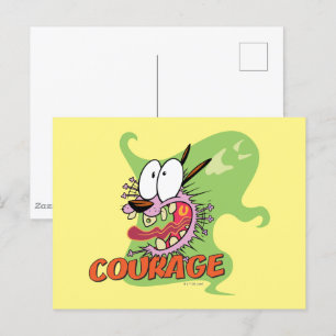 Modet till den fega Hund   Ghost Graphic Vykort