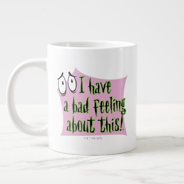 Modet till den fega Hund | Jag har en dålig känsla Jumbo Mugg (Vänster)