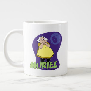 Modet till den fega Hund   Murielgrafik Jumbo Mugg