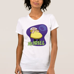 Modet till den fega Hund Murielgrafik T Shirt