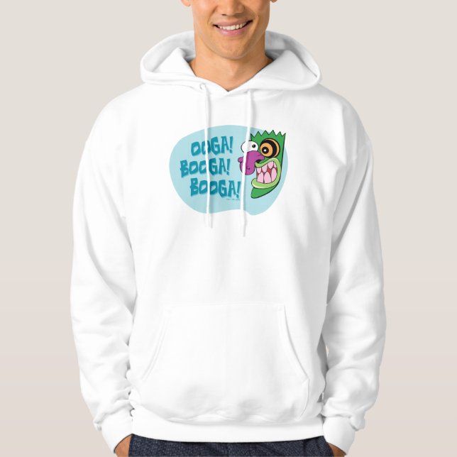 Modet till den fega Hund | Ooga Booga Booga! Hoodie (Framsida)