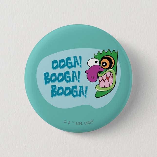Modet till den fega Hund | Ooga Booga Booga! Knapp (Framsida)