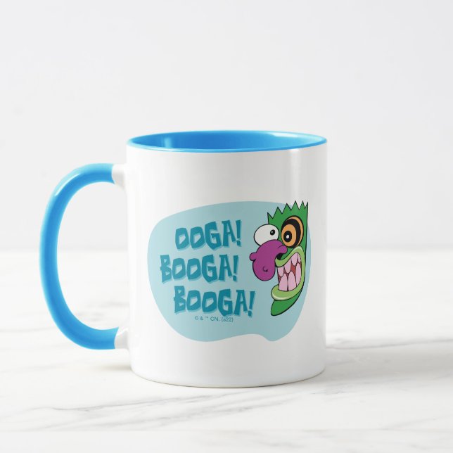 Modet till den fega Hund | Ooga Booga Booga! Mugg (Vänster)