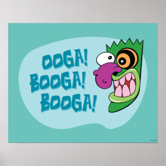 Modet till den fega Hund | Ooga Booga Booga! Poster