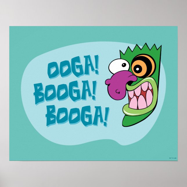 Modet till den fega Hund | Ooga Booga Booga! Poster (Framsidan)