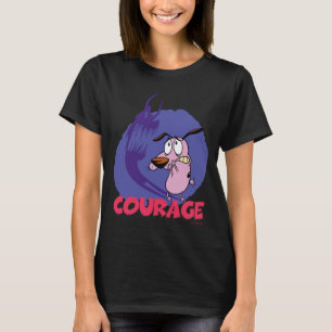 Modet till den fega Hund   Skugggrafik T Shirt