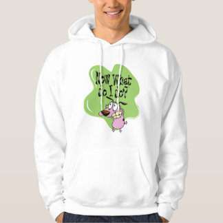 Modet till den fega Hund | Vad gör jag nu? Hoodie