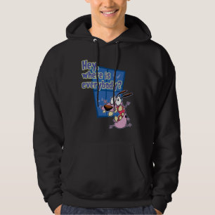 Modet till den fega Hund   Var är alla? Hoodie