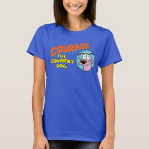 Modet till den fega Hund   Visa Logotyp T Shirt