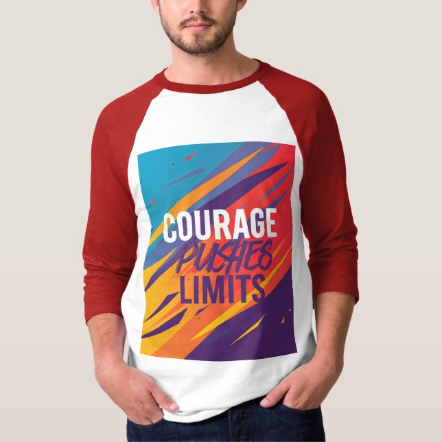 Modet tvingar fram begränsningar. t shirt (Framsida)