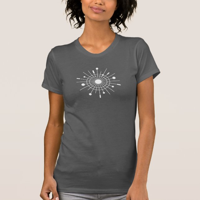 Modet under 2000-talet Atomsputnik Jul Snowflake Tee (Framsida)