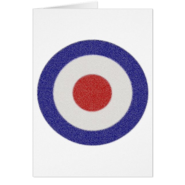 Modet uppsätta som mål bekymrat hälsningskort (Framsidan)