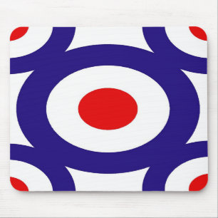 Modet uppsätta som mål mönster Mousepad Musmatta